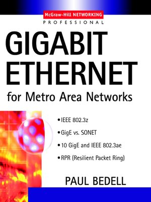 cover image of Gigabit Ethernet for Metro Area Networks